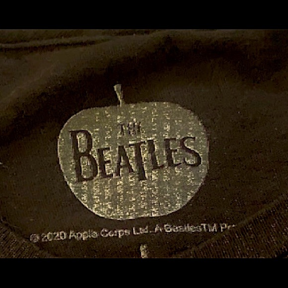 ~Black Beatles Tee~<3 (Lightly Used) - Picture 5 of 6